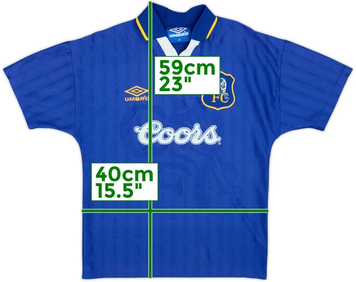 1995-97 Chelsea Home Shirt Wise - 7/10 - (L.Boys)