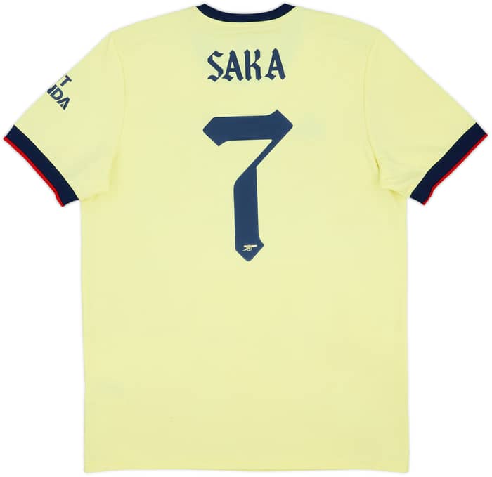 2021-22 Arsenal Away Shirt Saka #7 - 7/10 - (L)