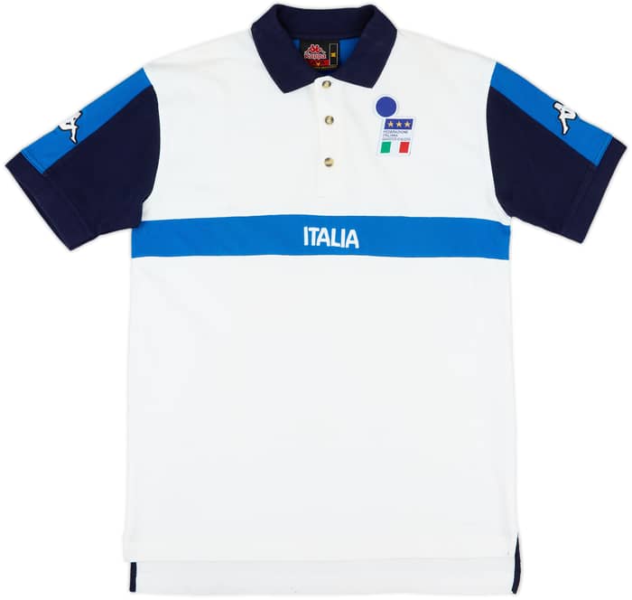 1999-00 Italy Kappa Polo Shirt - 9/10 - (M)