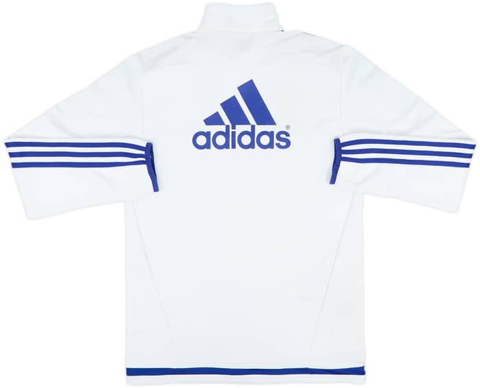 2015-16 Chelsea adidas 1/4 Zip Sweat Top - 6/10 - (XS)