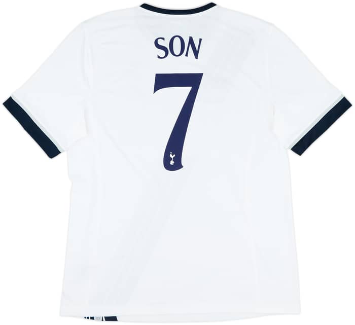2015-16 Tottenham Home Shirt Son #7 - 9/10 - (XXL)