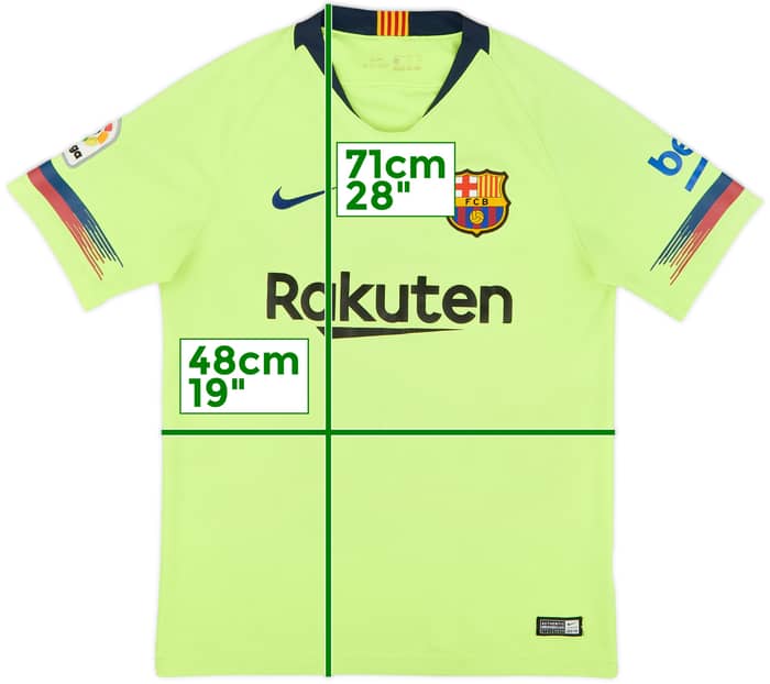 2018-19 Barcelona Away Shirt - 5/10 - (S)