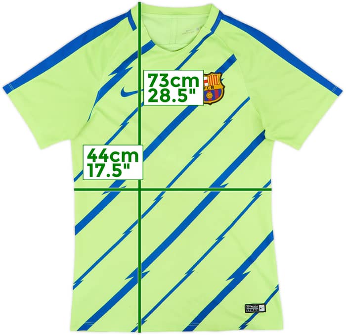 2017-18 Barcelona Nike Training Shirt - 5/10 - (S)