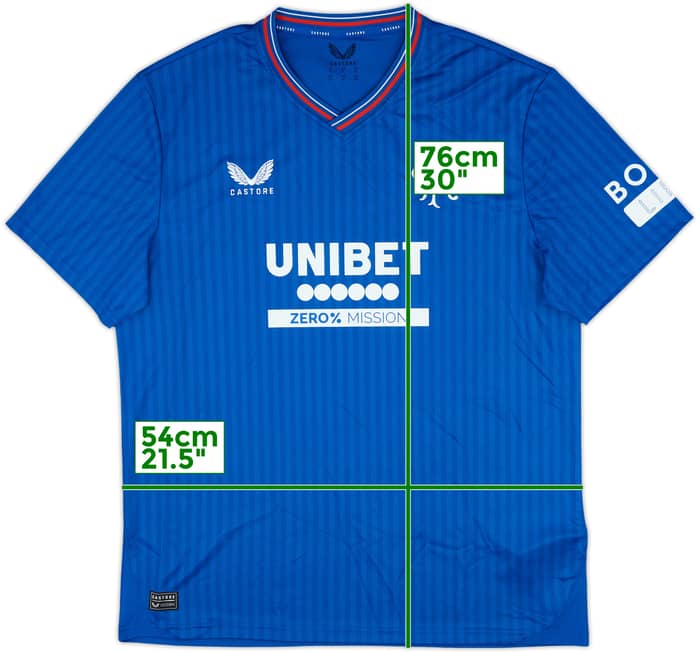 2023-24 Rangers Home Shirt - 9/10 - (XL)