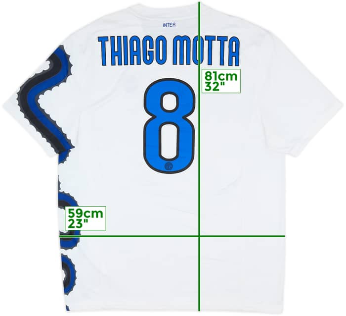2010-11 Inter Milan Away Shirt Thiago Motta #8 - 8/10 - (XL)