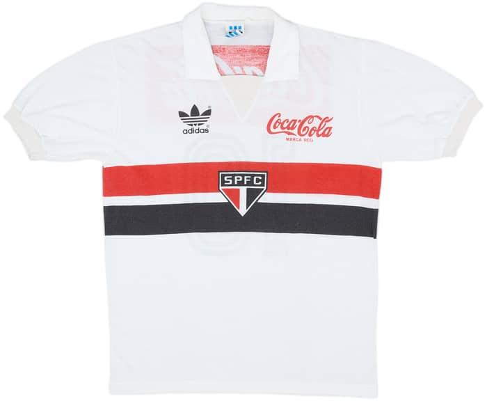 1987-88 Sao Paulo Home Shirt #10 - 8/10 - (L)