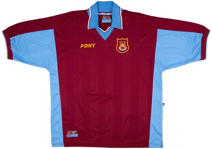 1997-98 West Ham Home Shirt Lampard #18 - 9/10 - (XL)