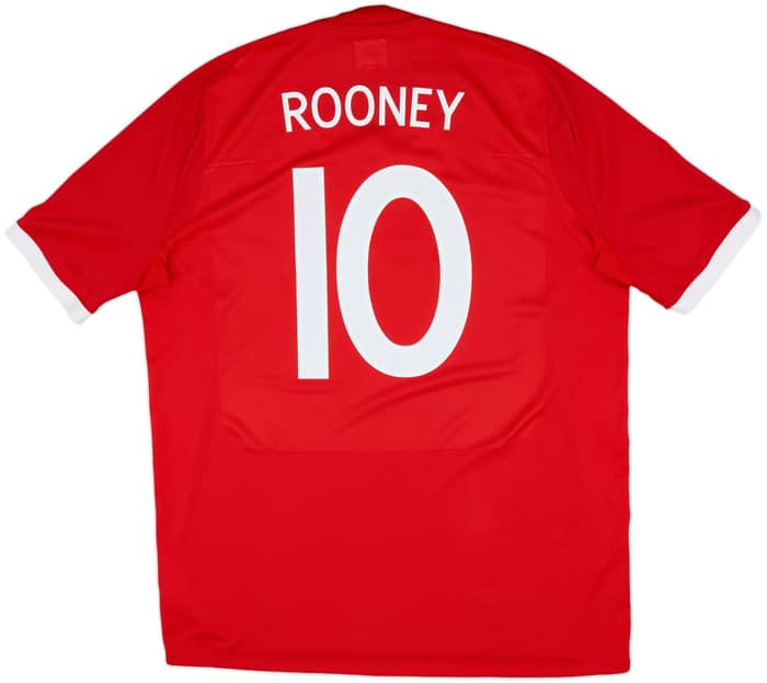 2010-11 England Away 'South Africa' Shirt Rooney #10 - 9/10 - (XL)