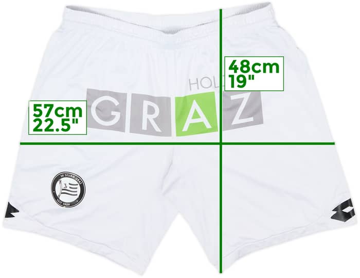 2011-12 Sturm Graz Home Shorts - 6/10 - (L)