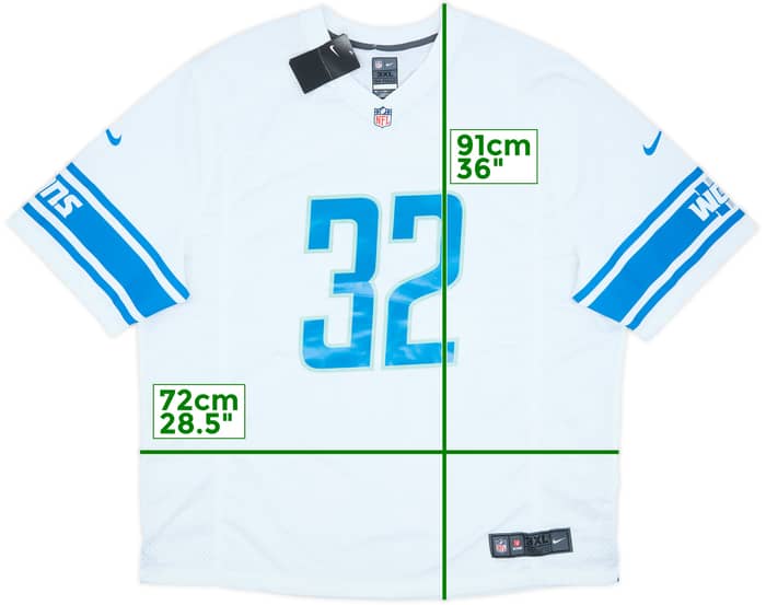 2020-22 Detroit Lions Swift #32 Nike Game Away Jersey (3XL)