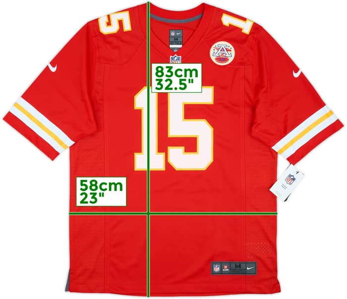 2017-25 Kansas City Chiefs Mahomes #15 Nike Game Home Jersey (M)