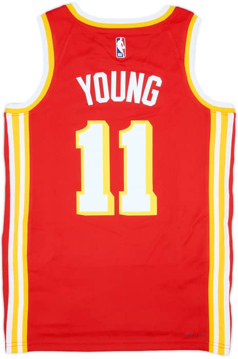 2020-25 Atlanta Hawks Young #11 Nike Swingman Away Jersey (S)