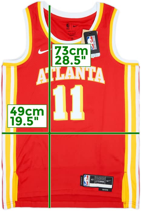 2020-25 Atlanta Hawks Young #11 Nike Swingman Away Jersey (S)