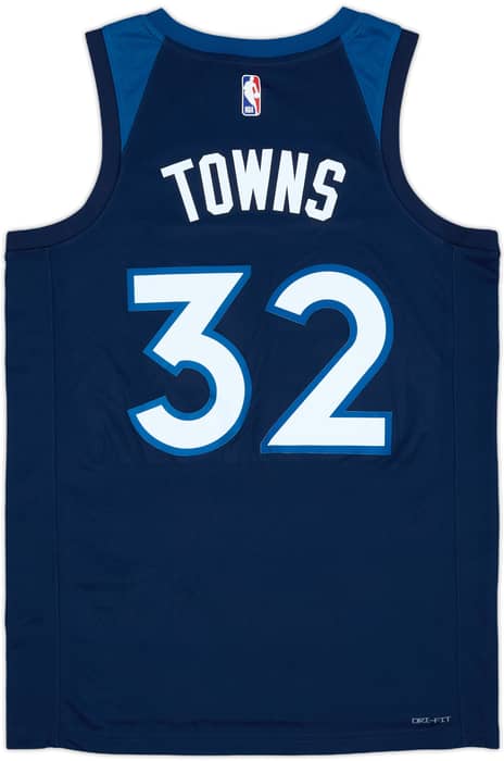 2017-24 Minnesota Timberwolves Towns #32 Nike Swingman Away Jersey (M)