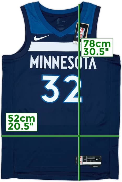 2017-24 Minnesota Timberwolves Towns #32 Nike Swingman Away Jersey (M)