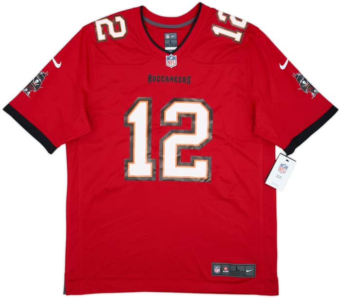 2020-22 Tampa Bay Buccaneers Brady #12 Nike Game Home Jersey (L)