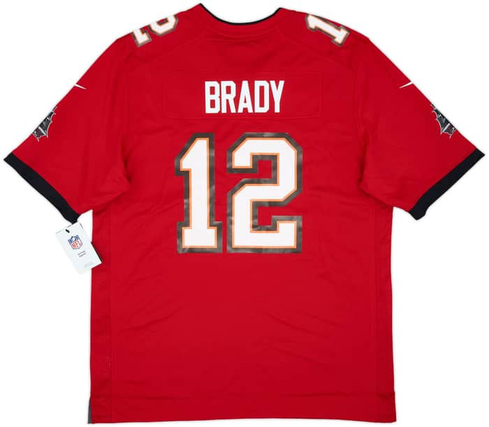2020-22 Tampa Bay Buccaneers Brady #12 Nike Game Home Jersey (L)