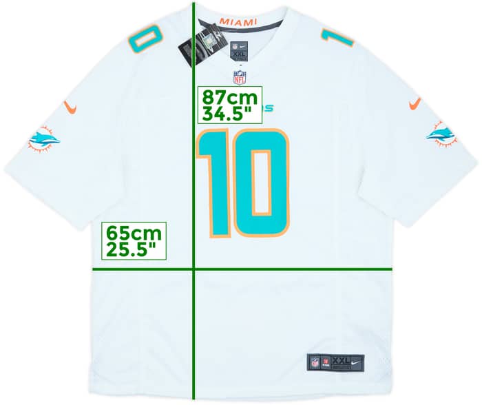 2022-25 Miami Dolphins Hill #30 Nike Game Away Jersey (XXL)