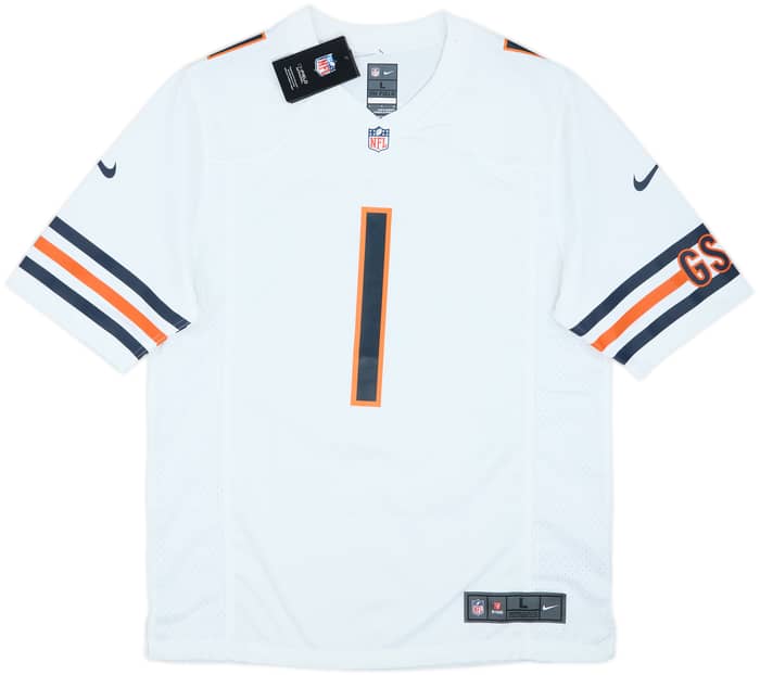 2021-23 Chicago Bears Fields #1 Nike Game Away Jersey (L)