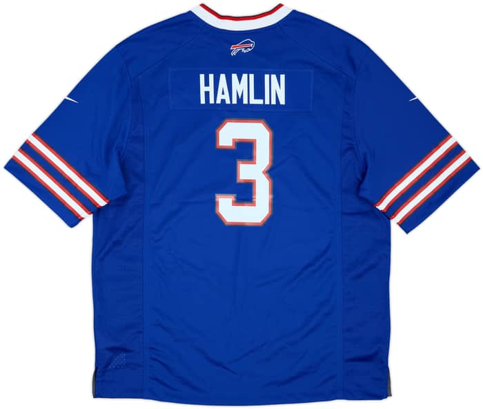 2021-25 Buffalo Bills Damar Hamlin #3 Nike Game Home Jersey (XL)