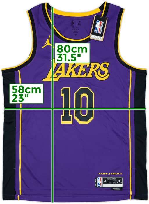 2022-25 LA Lakers #10 Jordan Swingman Alternate Jersey (XL)