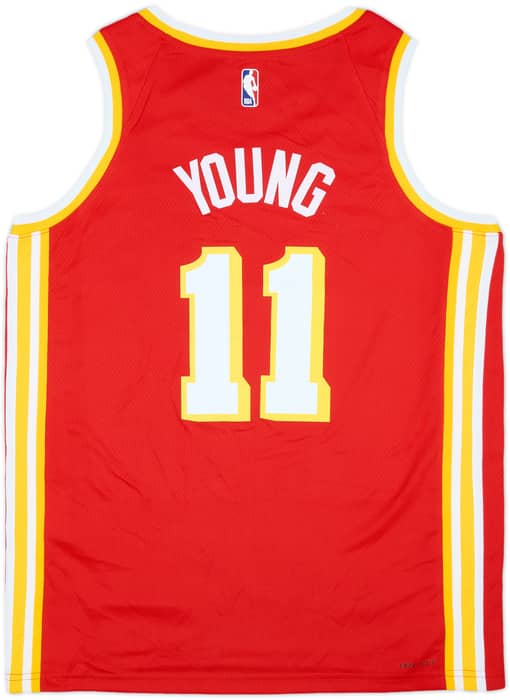 2020-25 Atlanta Hawks Young #11 Nike Swingman Away Jersey (L)