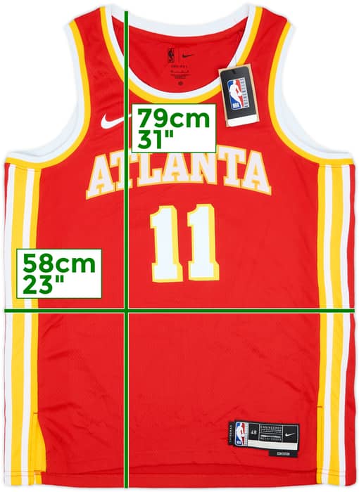 2020-25 Atlanta Hawks Young #11 Nike Swingman Away Jersey (L)
