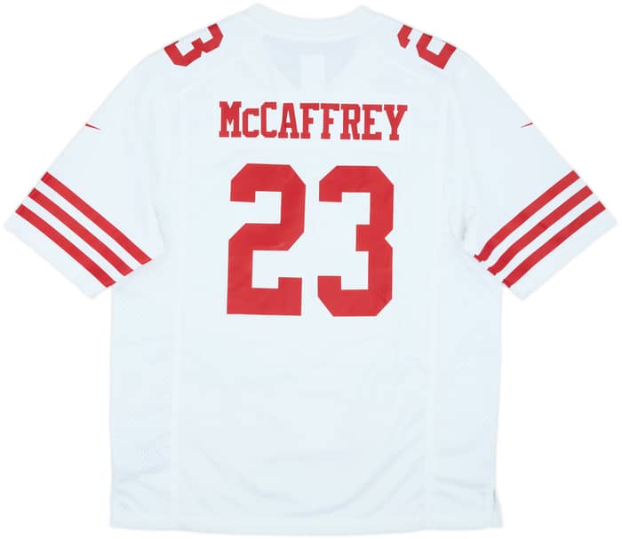 2022-25 San Francisco 49ers McCaffrey #23 Nike Game Away Jersey (L)
