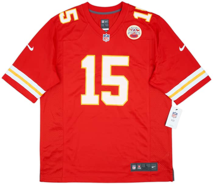 2017-25 Kansas City Chiefs Mahomes #15 Nike Home Jersey (L)