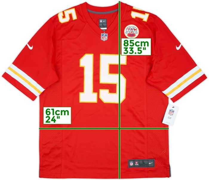 2017-25 Kansas City Chiefs Mahomes #15 Nike Home Jersey (L)