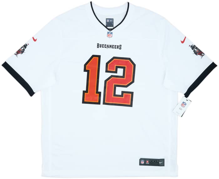 2020-22 Tampa Bay Buccaneers Brady #12 Nike Game Away Jersey (XXL)