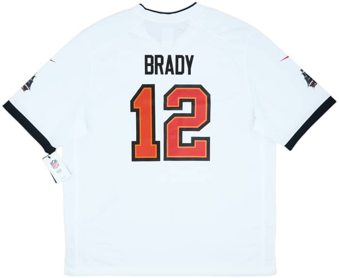 2020-22 Tampa Bay Buccaneers Brady #12 Nike Game Away Jersey (XXL)
