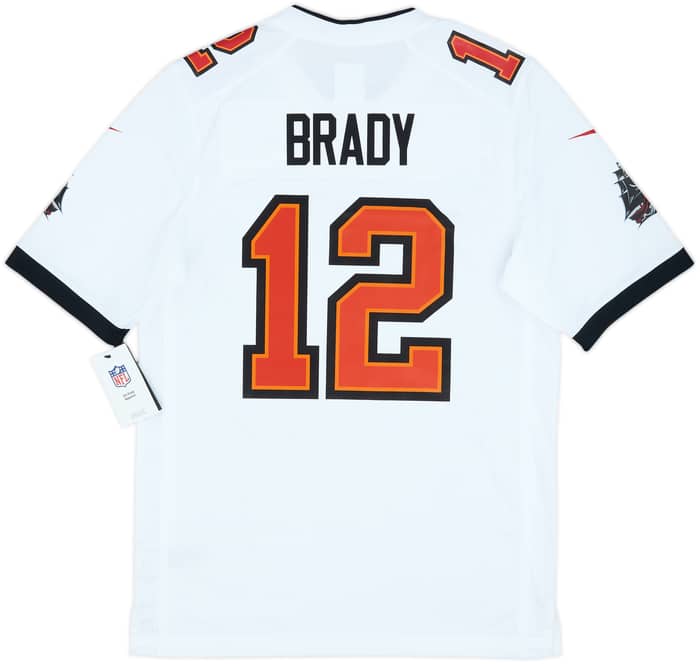 2020-22 Tampa Bay Buccaneers Brady #12 Nike Game Away Jersey (S)