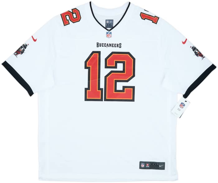 2020-22 Tampa Bay Buccaneers Brady #12 Nike Game Away Jersey (XXL)