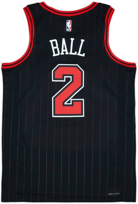 2021-25 Chicago Bulls Ball #2 Jordan Swingman Alternate Jersey (M)