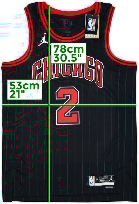 2021-25 Chicago Bulls Ball #2 Jordan Swingman Alternate Jersey (M)