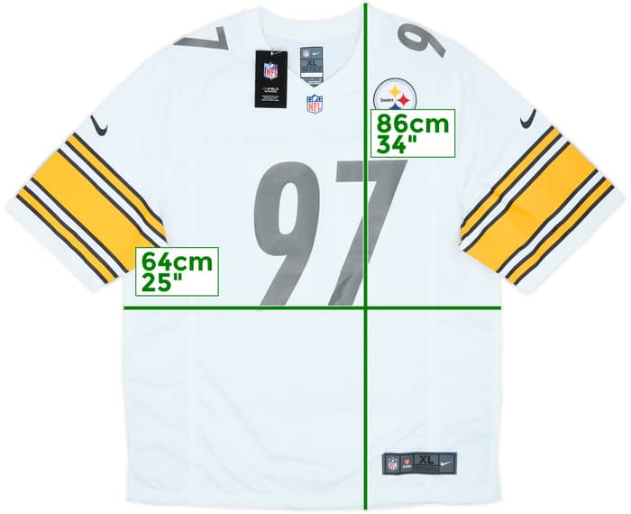 2012-25 Pittsburgh Steelers Heyward #97 Nike Game Away Jersey (XL)