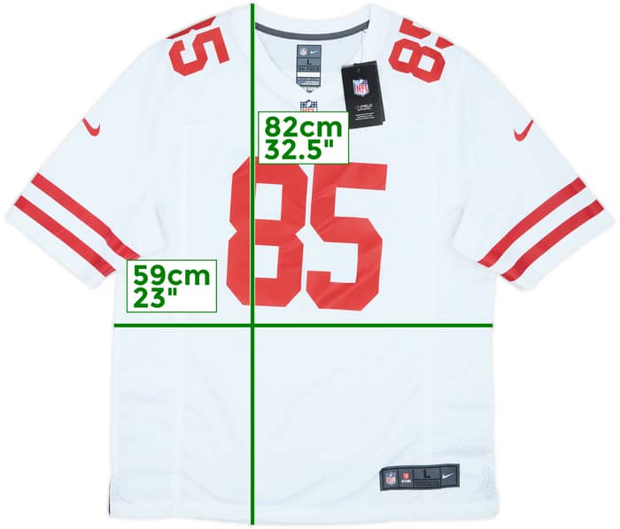 2022-25 San Francisco 49ers Kittle #85 Nike Game Away Jersey (L)