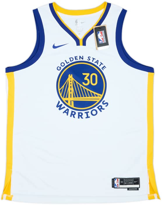 2017-25 Golden State Warriors Curry #30 Nike Swingman Home Jersey (XL)