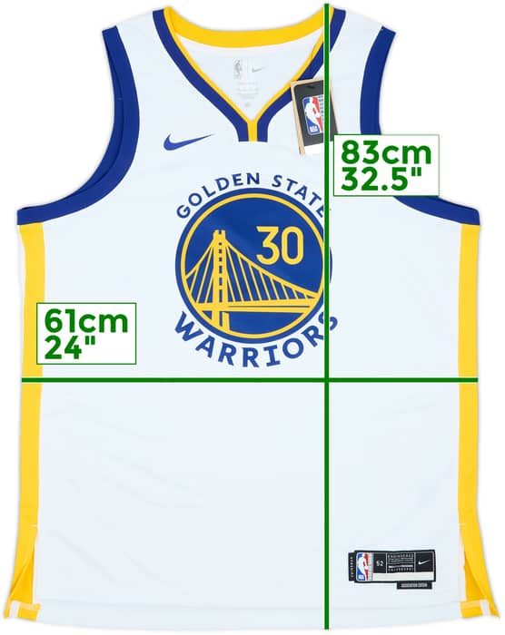 2017-25 Golden State Warriors Curry #30 Nike Swingman Home Jersey (XL)
