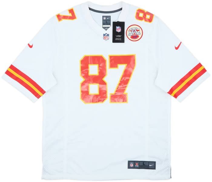 2013-25 Kansas City Chiefs Kelce #87 Nike Game Away Jersey (L)