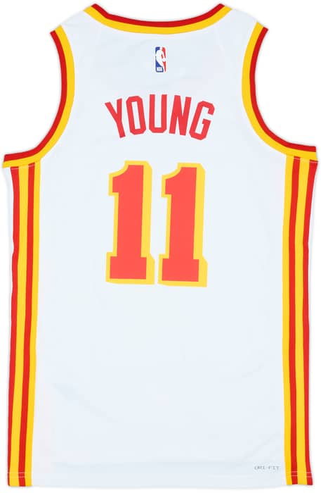 2020-25 Atlanta Hawks Young #11 Nike Swingman Away Jersey (M)
