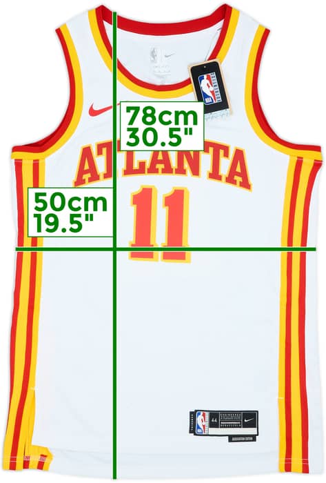 2020-25 Atlanta Hawks Young #11 Nike Swingman Away Jersey (M)