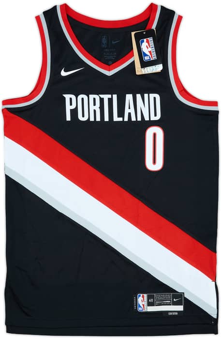 2017-23 Portland Trail Blazers Lillard #0 Nike Swingman Away Jersey (S)