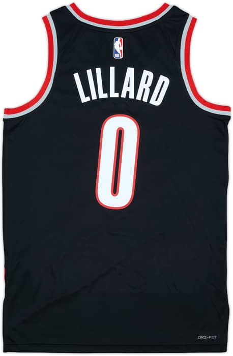 2017-23 Portland Trail Blazers Lillard #0 Nike Swingman Away Jersey (S)