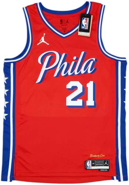 2020-25 Philadelphia 76ers Embiid #21 Jordan Swingman Alternate Jersey (L)