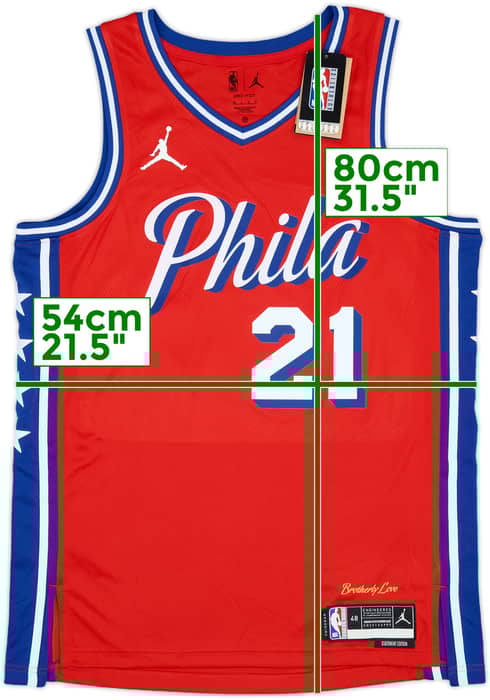 2020-25 Philadelphia 76ers Embiid #21 Jordan Swingman Alternate Jersey (L)