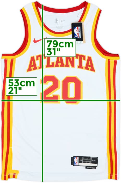 2020-23 Atlanta Hawks Collins #20 Nike Swingman Home Jersey (M)