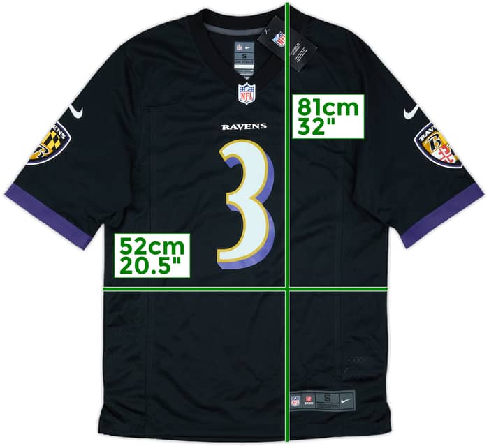 2023 Baltimore Ravens Beckham Jr #3 Nike Game Alternate Jersey (S)