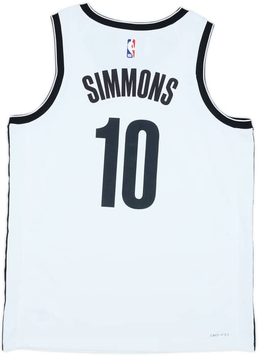 2022-25 Brooklyn Nets Simmons #10 Nike Swingman Home Jersey (L)